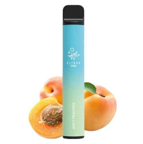 Одноразовая Pod система Elf Bar 2000 Juicy peach 50 мг 1200 мАч