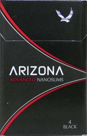 ARIZONA Black nano slims (Аризона черный нано слимс) (duty free) 