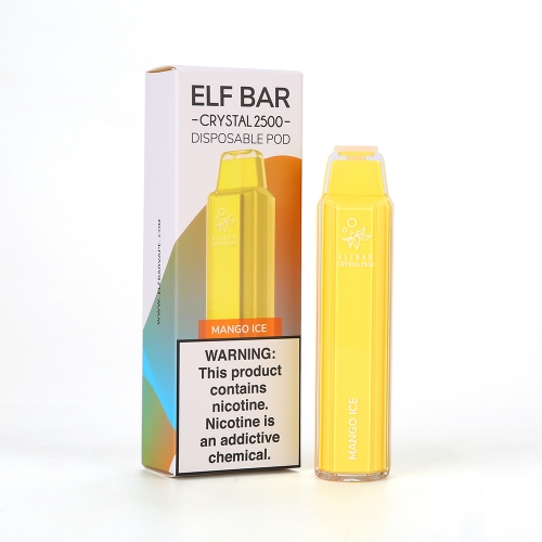 Одноразова Pod система Elf Bar crystal 2500 mango ice