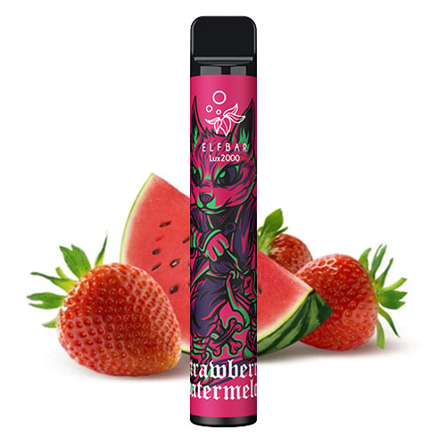 Одноразовий Elf Bar Lux 2000 Disposable Pod Device 1200mAh Strawberry Watermelon 5%