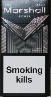 "Marshall 100’s" Power De luxe. Black (Маршал черный 100 мм). 
