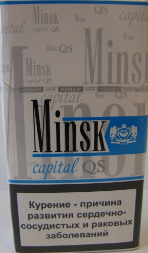 Сигареты "Минск" синий Цена за блок (10 пачек)
