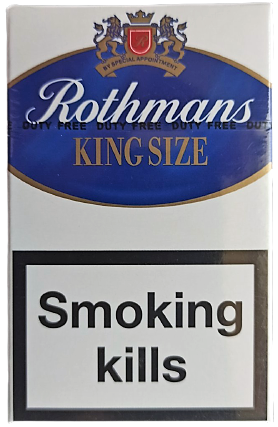 Сигареты "Rothmans King Size" Blue Картон (Ротманс Кинг Сайз синий). (Duty Free) Цена за блок (10 пачек)