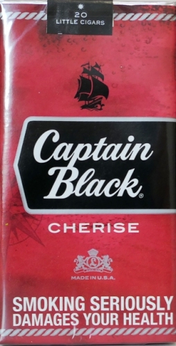 Мини сигары "Capitan black cherise" . Duty free (Капитан Блэк Вишня) (Целофан). Цена за блок (10 пачек)