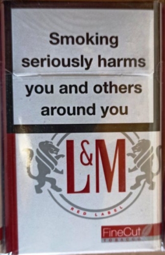 Сигареты "L&M" Red (ЛМ красный). (Duty free.) Цена за блок (10 пачек)