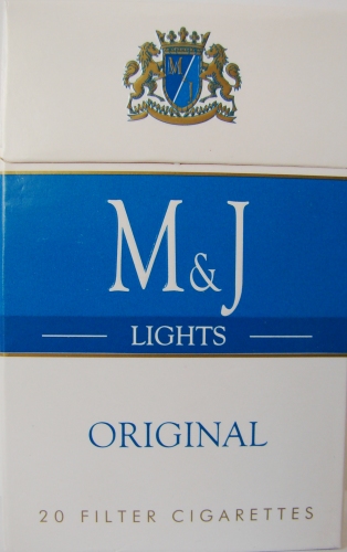 Сигареты "M&J" Blue (М и Джей) Цена за блок (10 пачек)